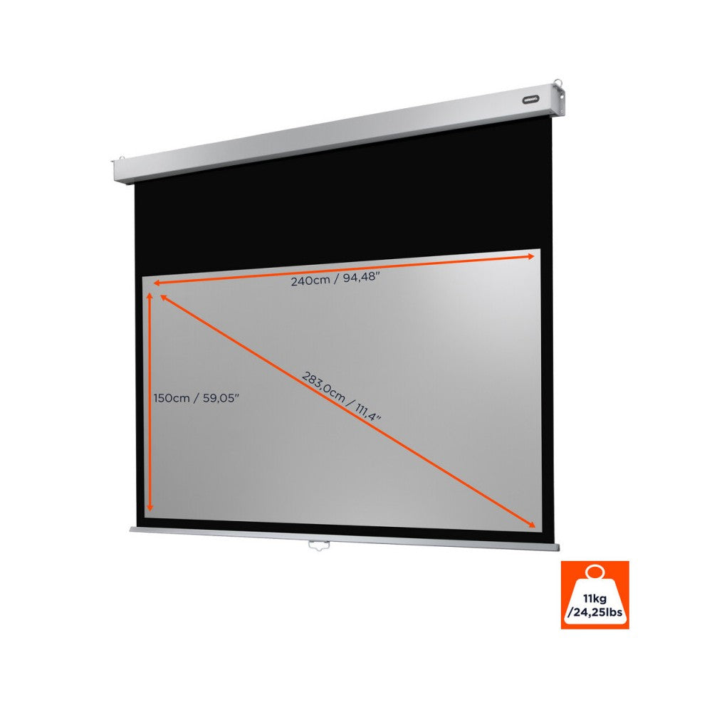 Celexon Manual Professional Plus screen, 240 x 150 cm, 16:10