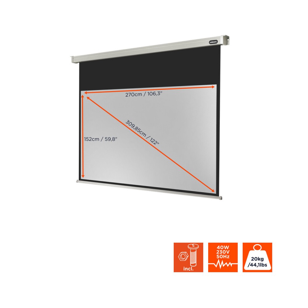 Celexon Electric Professional screen, 280 x 158 cm, 16:9