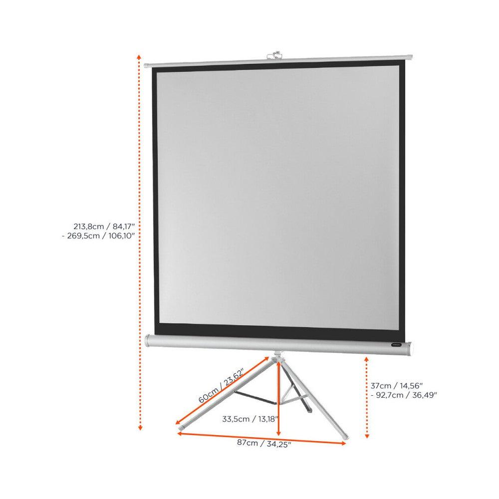 Celexon Tripod Economy screen, 158 x 158 cm, 1:1 - white