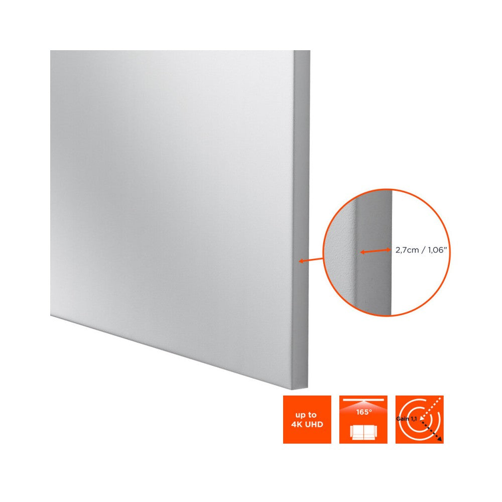 Celexon Expert PureWhite Fixed Frame screen, 250 x 140 cm, 16:9