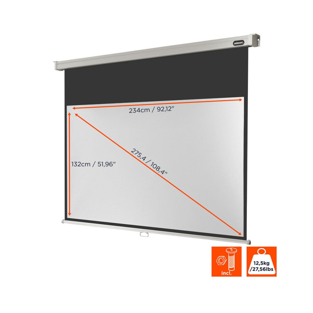 Celexon Manual Professional screen, 240 x 135 cm, 16:9