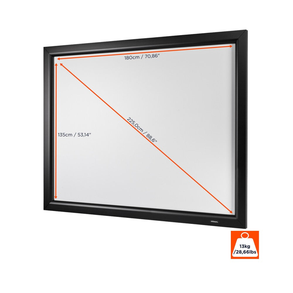Pantalla de marco fijo Celexon Home Cinema, 180 x 135 cm, 4:3