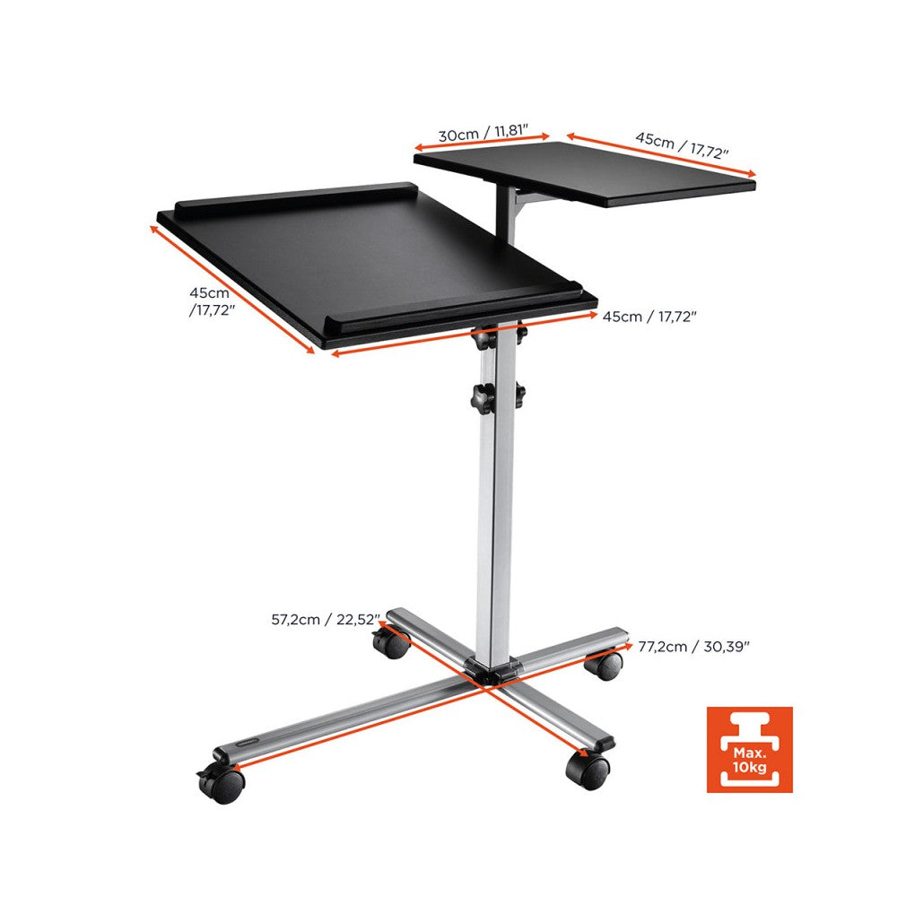 Celexon Height adjustable projector table, 77,2-87,2cm
