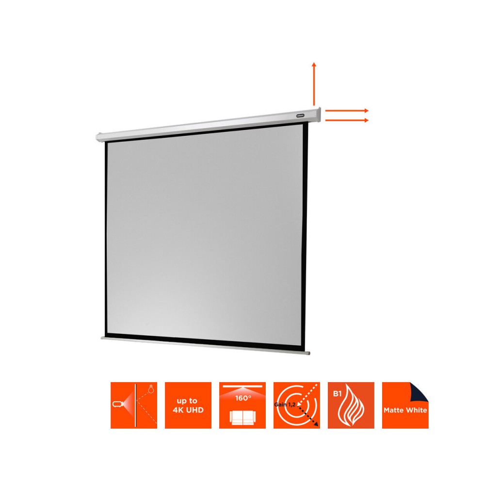 Pantalla eléctrica Economy de Celexon, 280 x 280 cm, 1:1