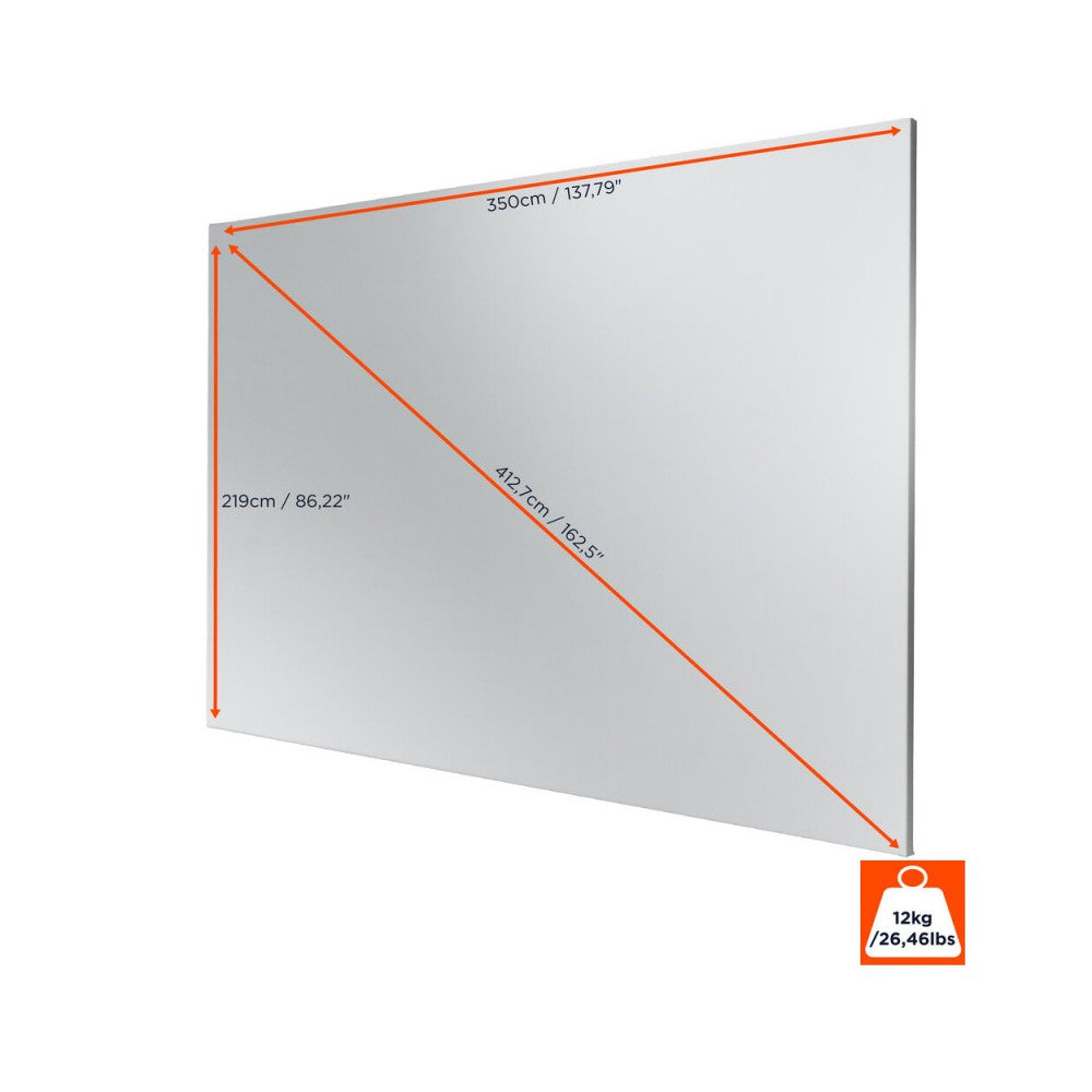 Pantalla de marco fijo Celexon Expert PureWhite, 350 x 219 cm, 16:10