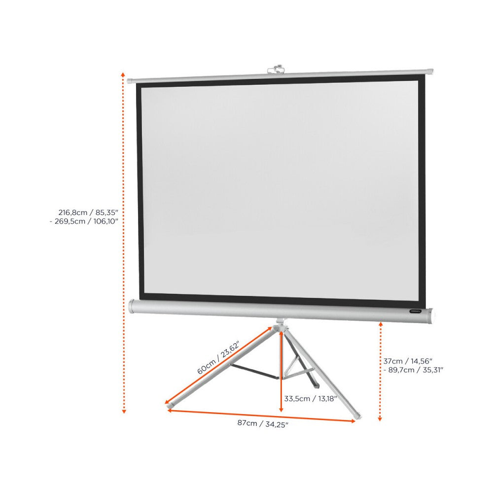 Celexon Tripod Economy screen, 211 x 160 cm, 4:3 - white