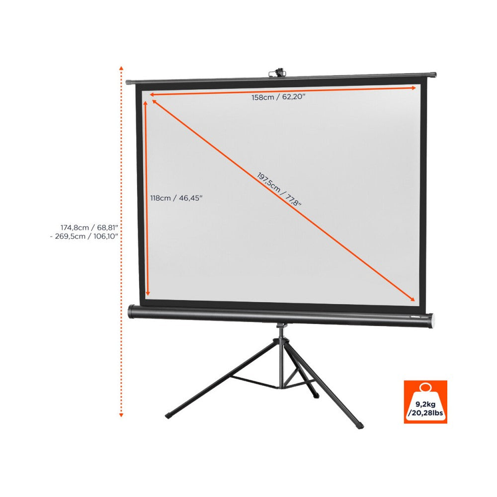 Celexon Tripod Economy screen, 158 x 118 cm, 4:3