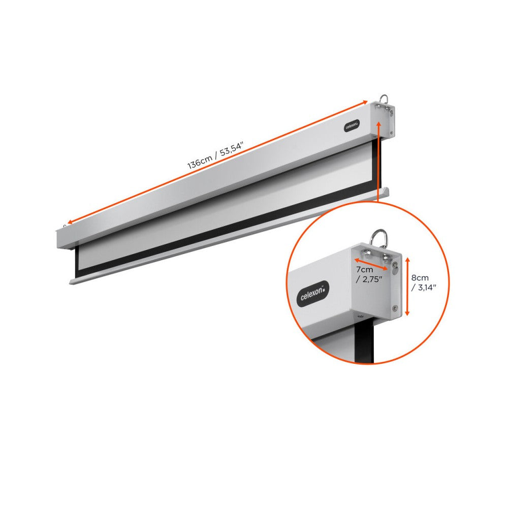 Celexon Electric Professional Plus Screen, 120 x 120 cm, 1:1