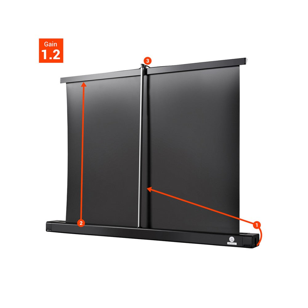Celexon Professional Mini table top screen, 102 x 76 cm, 4:3