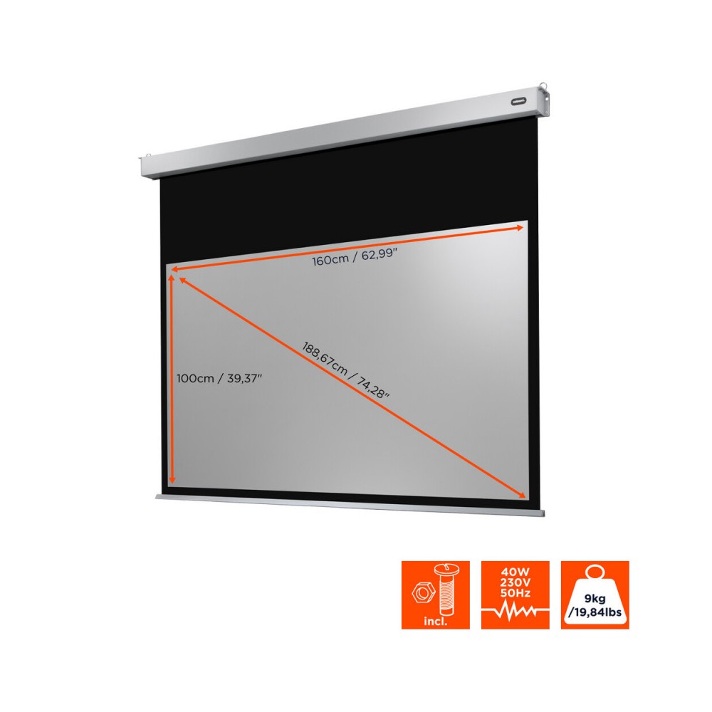 Celexon Electric Professional Plus Screen, 160 x 100 cm, 16:10