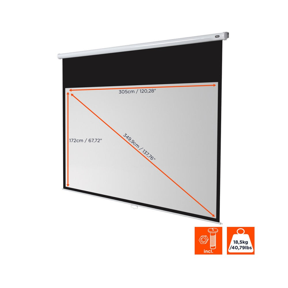 Celexon Manual Economy screen, 305 x 172 cm, 16:9