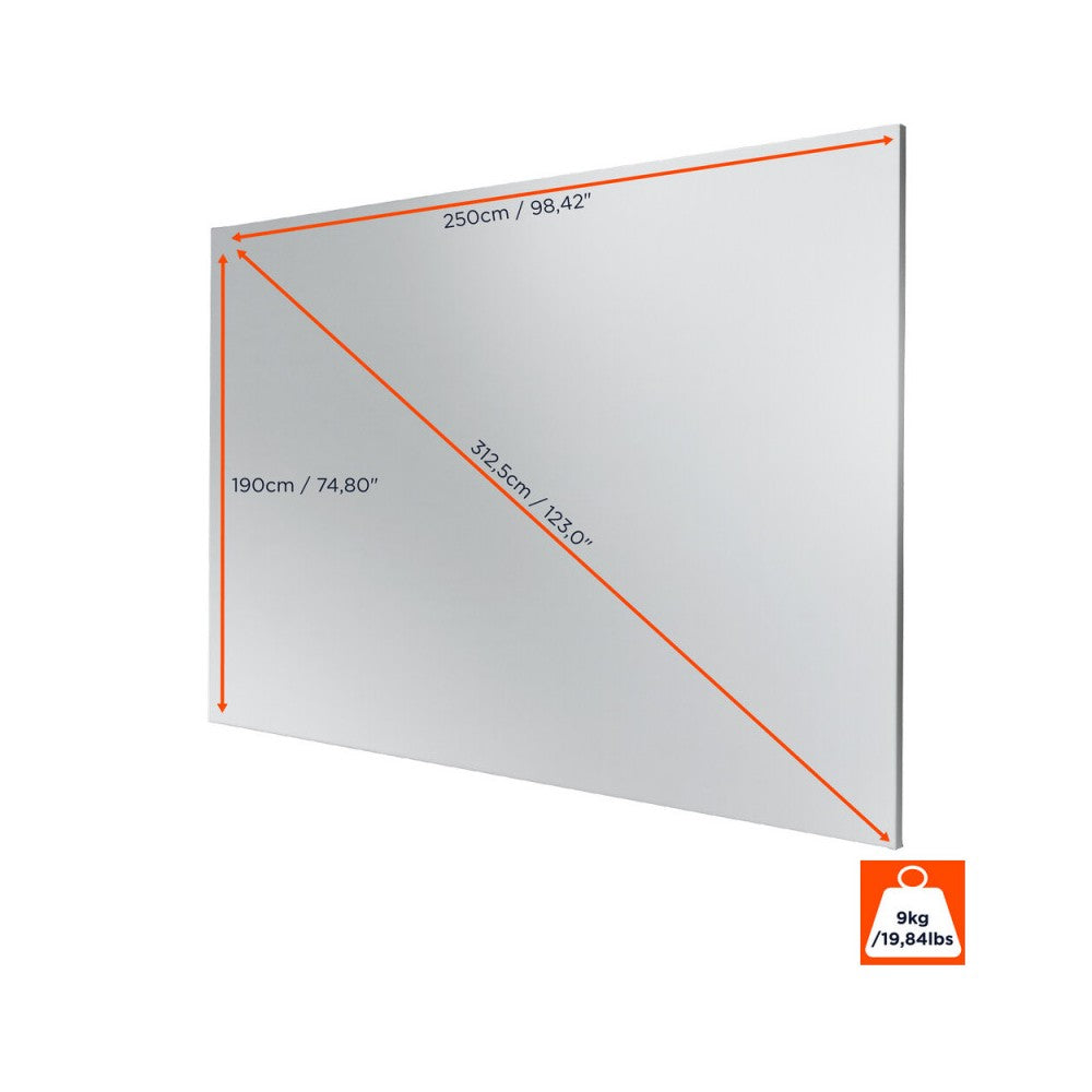 Celexon Expert PureWhite Fixed Frame screen, 250 x 190 cm, 4:3