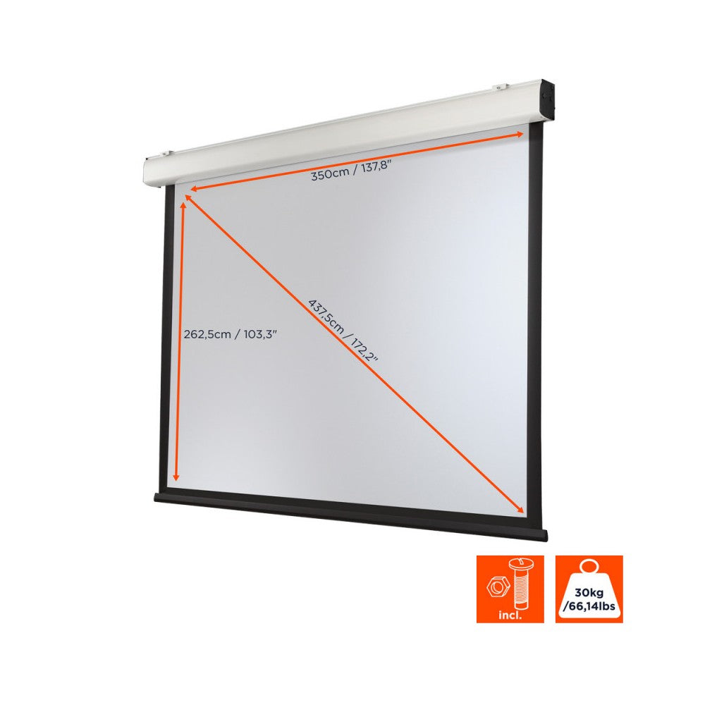 Celexon Expert XL electric screen, 350 x 265 cm, 4:3