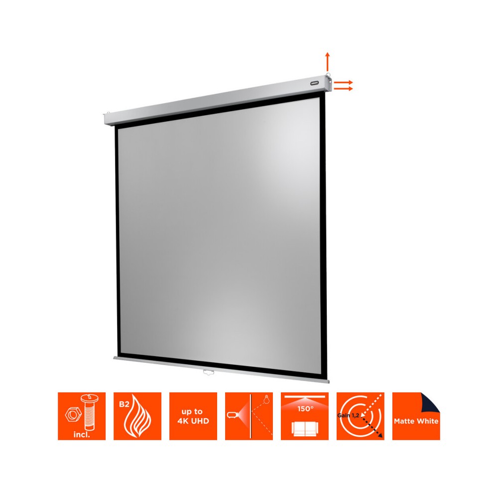 Celexon Manual Professional Plus screen, 160 x 160 cm, 1:1