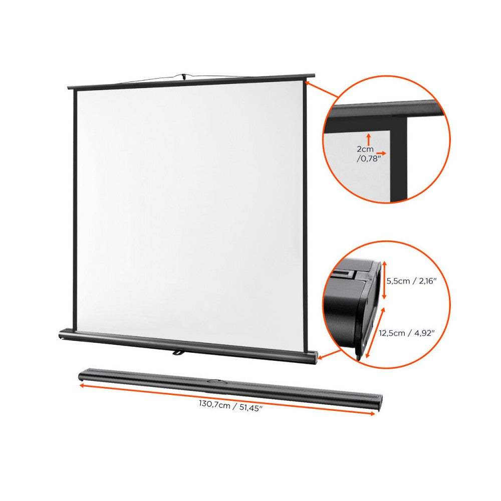 Celexon Ultramobile Professional screen, 120 x 120 cm, 1:1