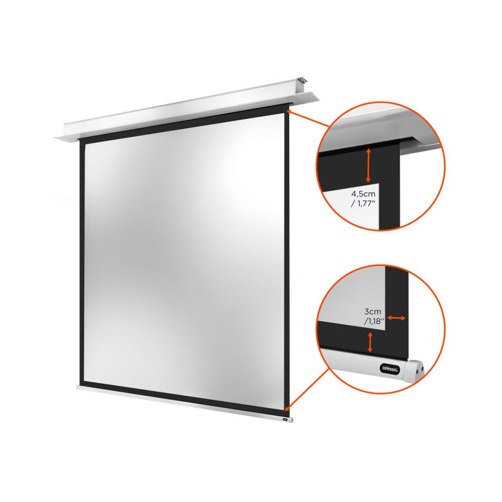 Celexon  Professional Plus Ceiling Recessed Electric screen, 160 x 160 cm, 1:1