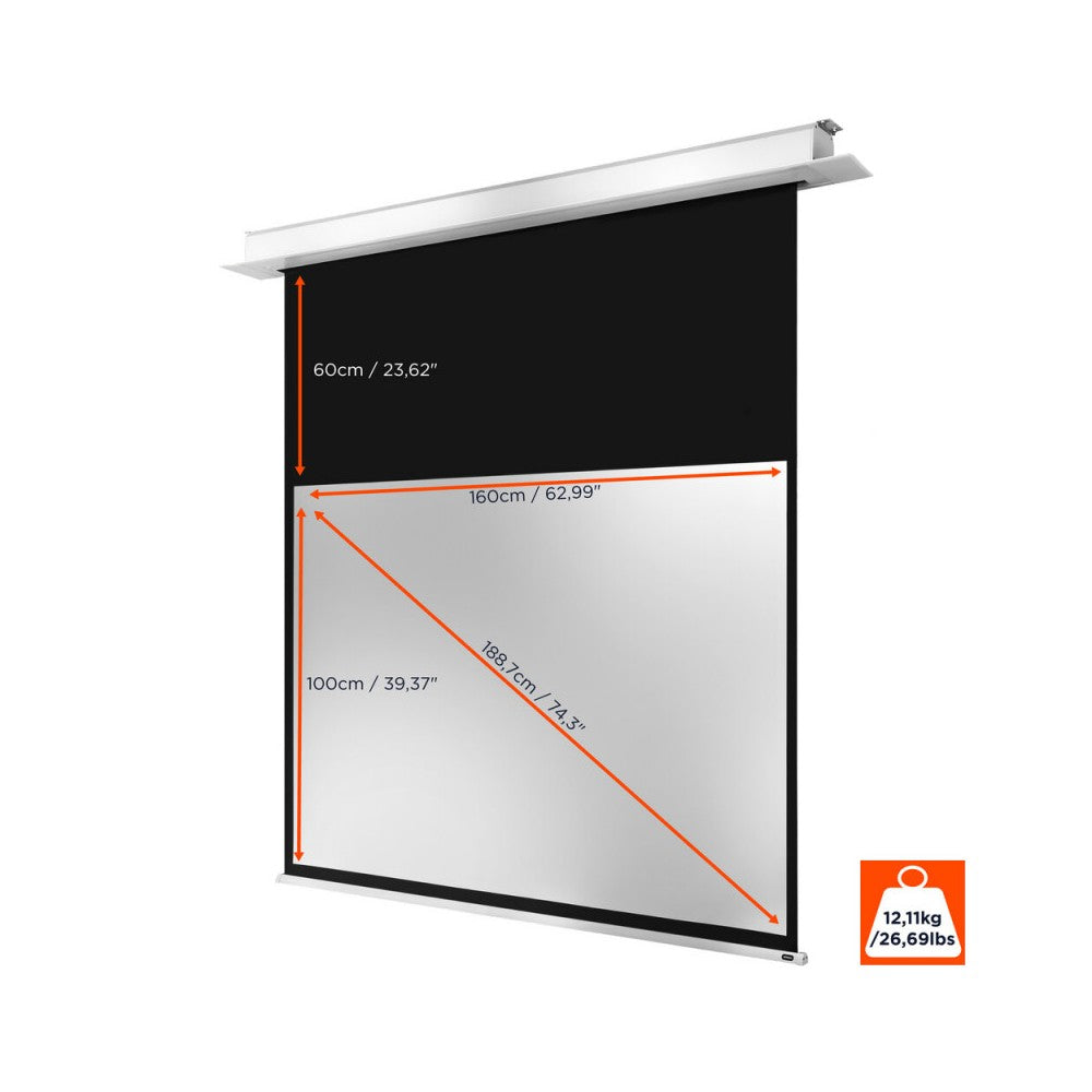 Celexon Professional Plus Ceiling Recessed Electric screen, 160 x 100 cm, 16:10