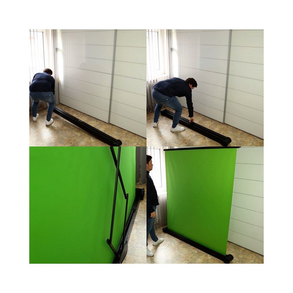 Pantalla Verde Chroma Key Móvil Celexon 150 x 180 cm