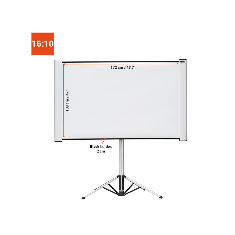 Pantalla de trípode Celexon Mobile Expert Dual Format, 144 x 108 cm / 172 x 108 cm, 4:3 / 16:10