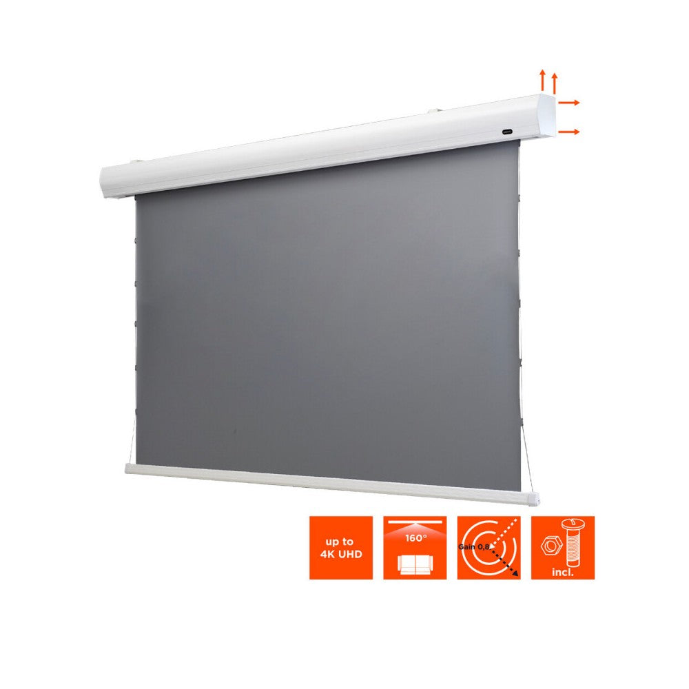 Pantalla Celexon Dynamic Slate ALR HomeCinema de alto contraste tensada, 177 x 99 cm, 80 pulgadas, 16:9