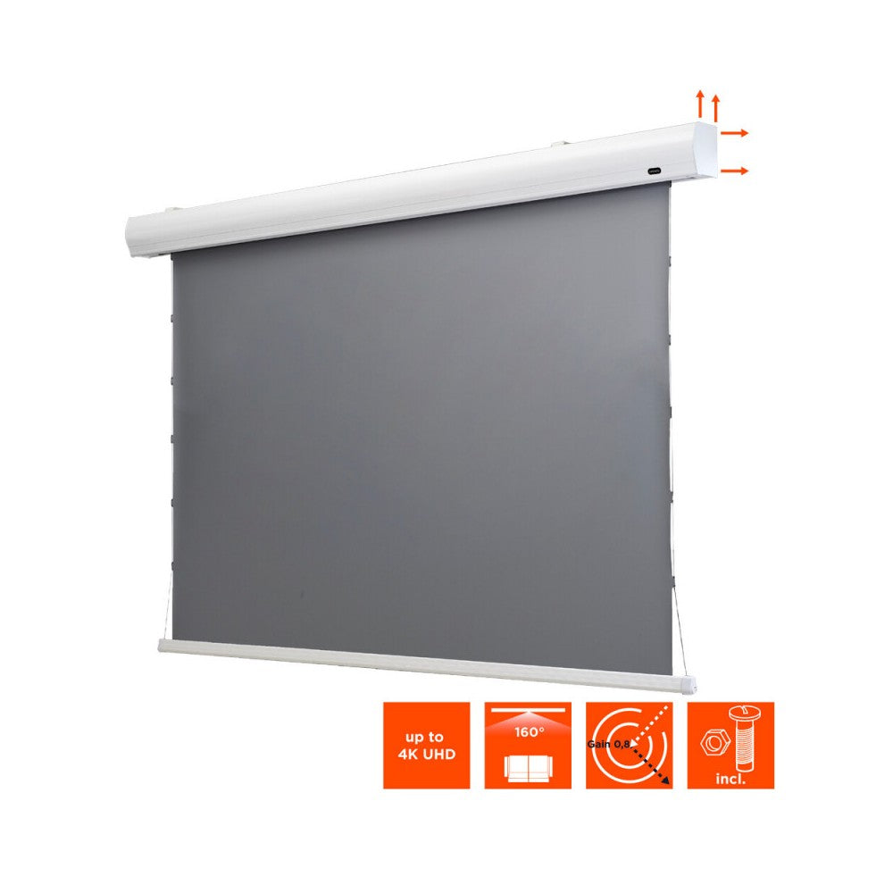 Celexon Pantalla Dynamic Slate ALR HomeCinema de alto contraste con tensión, 221 x 124 cm, 100 pulgadas, 16:9