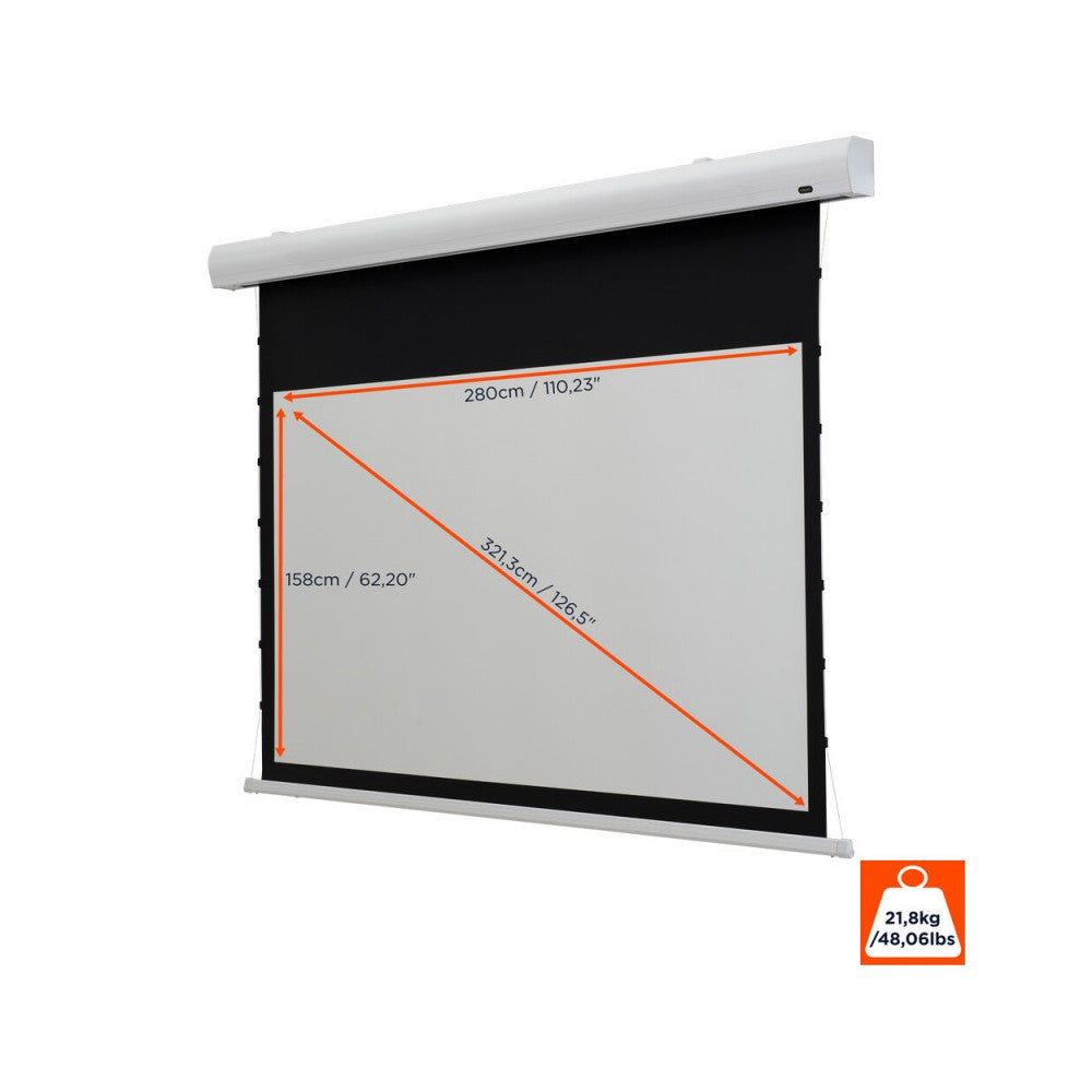 Celexon MWHT HomeCinema Tension Screen, 280 x 158 cm, 126 inch, 16:9