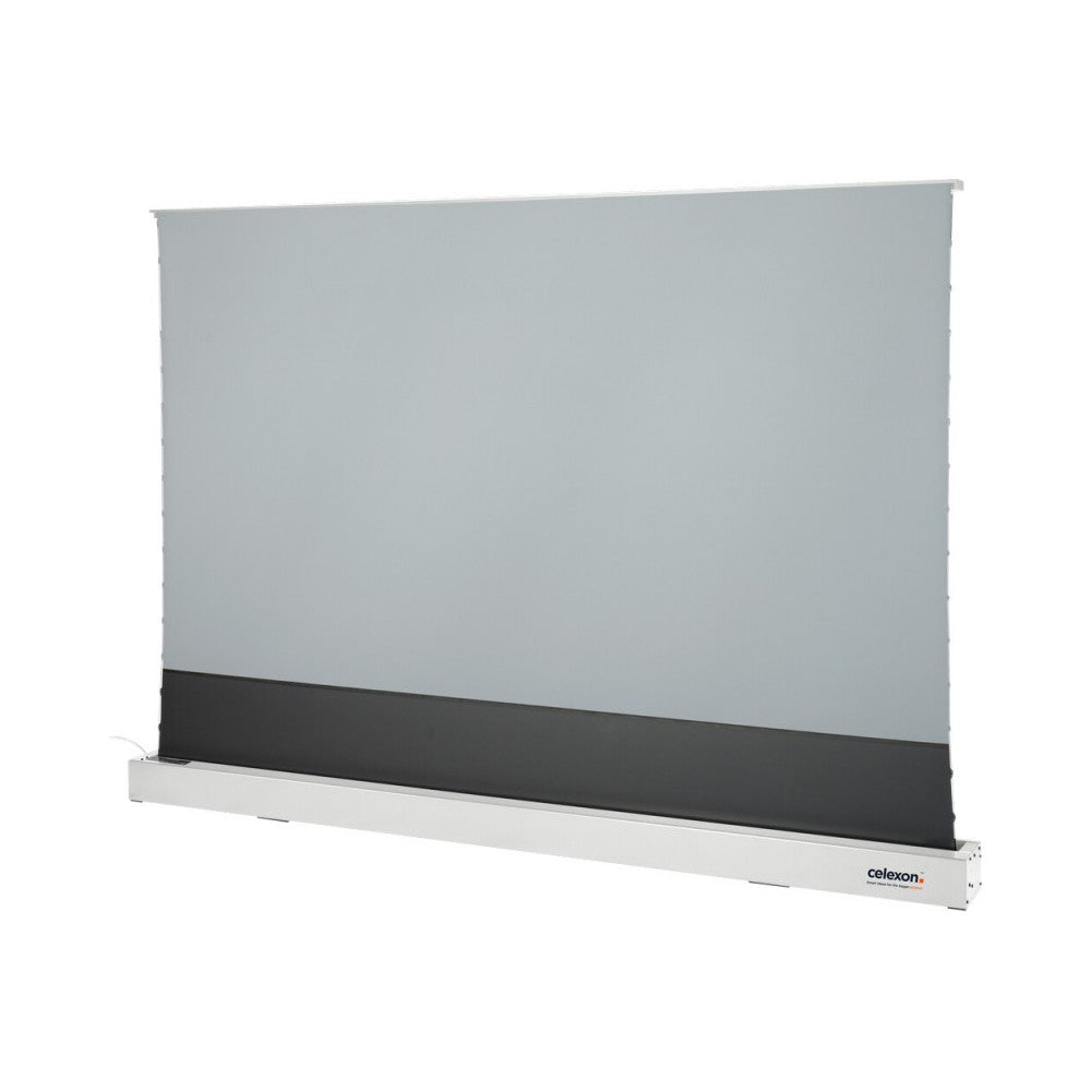Celexon CLR HomeCinema UST High Contrast Electric Floor Screen, 243 x 137 cm, 110 inch, 16:9 - White