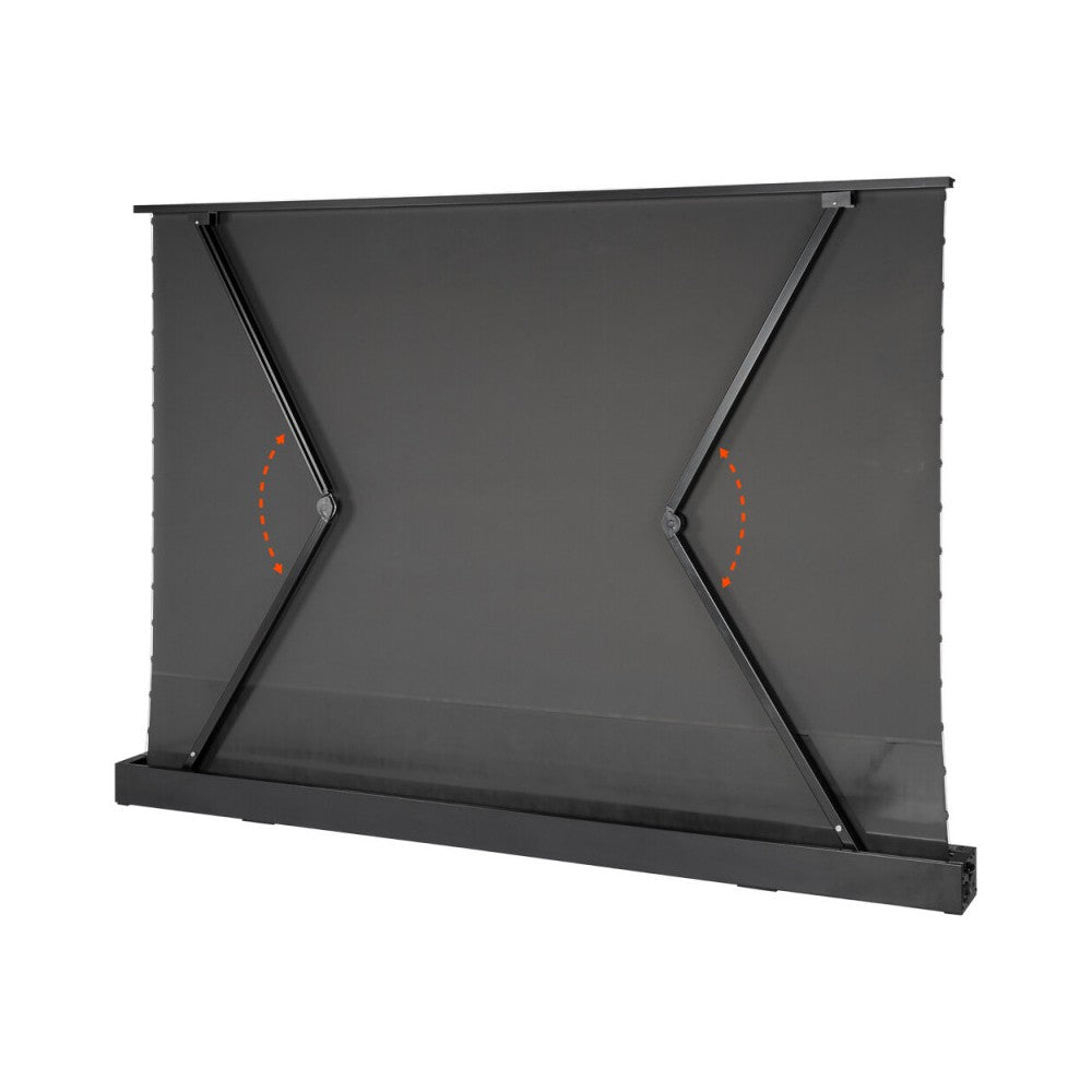 Celexon CLR HomeCinema UST High Contrast Electric Floor Screen, 243 x 137 cm, 110 inch, 16:9 - Black
