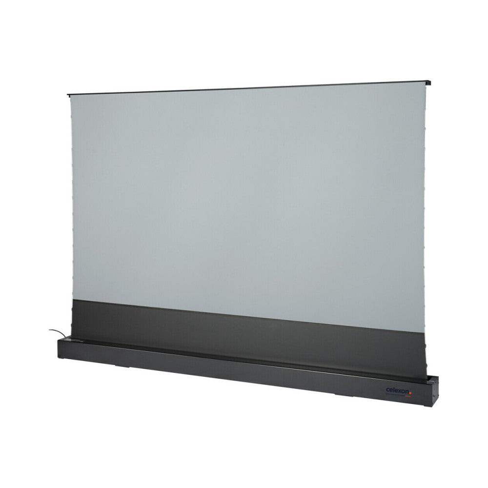 Celexon CLR HomeCinema UST High Contrast Electric Floor Screen, 265 x 149 cm, 120 inch, 16:9 - Black