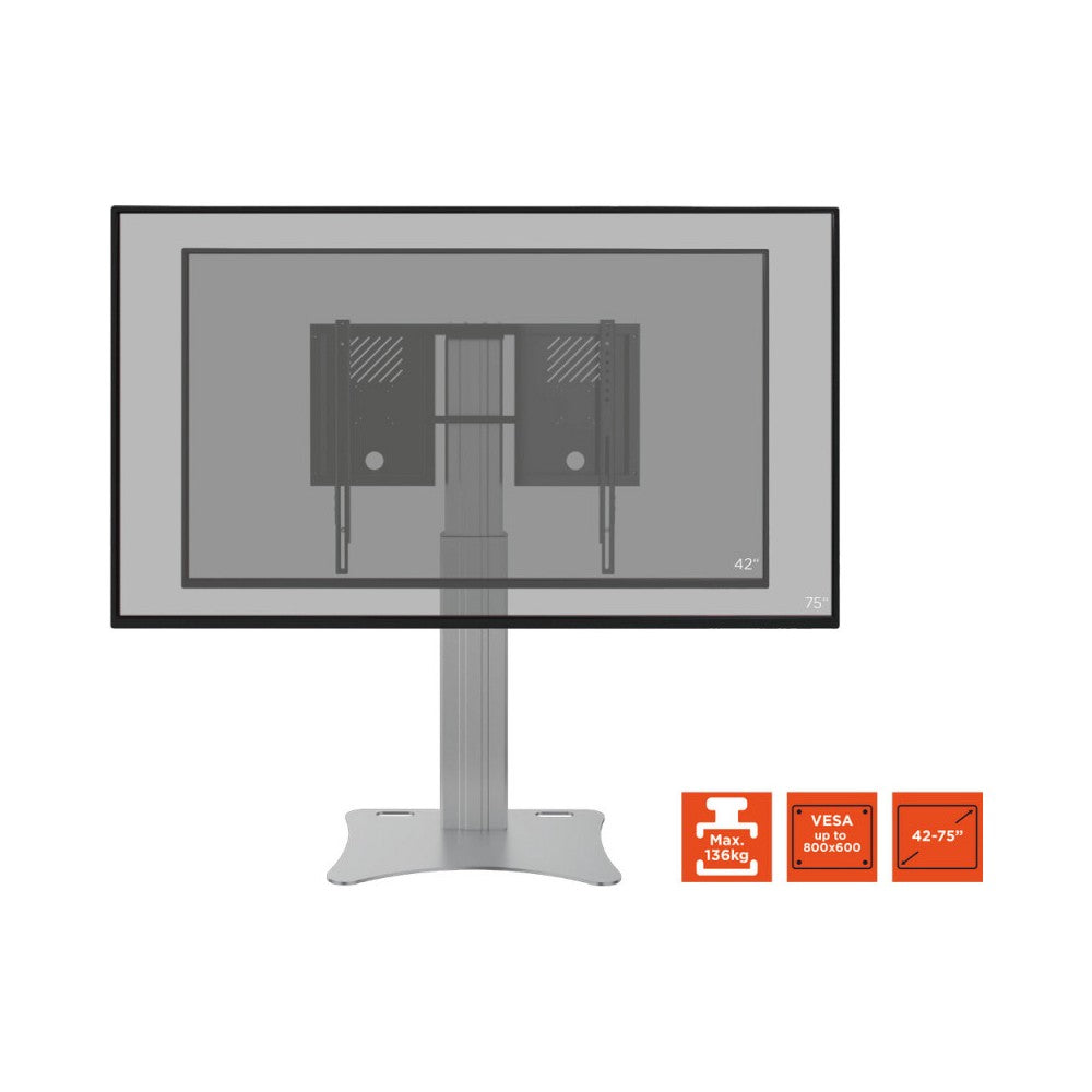 Celexon Expert Electrically height adjustable display stand - 50 cm - silver - load up to 136 kg