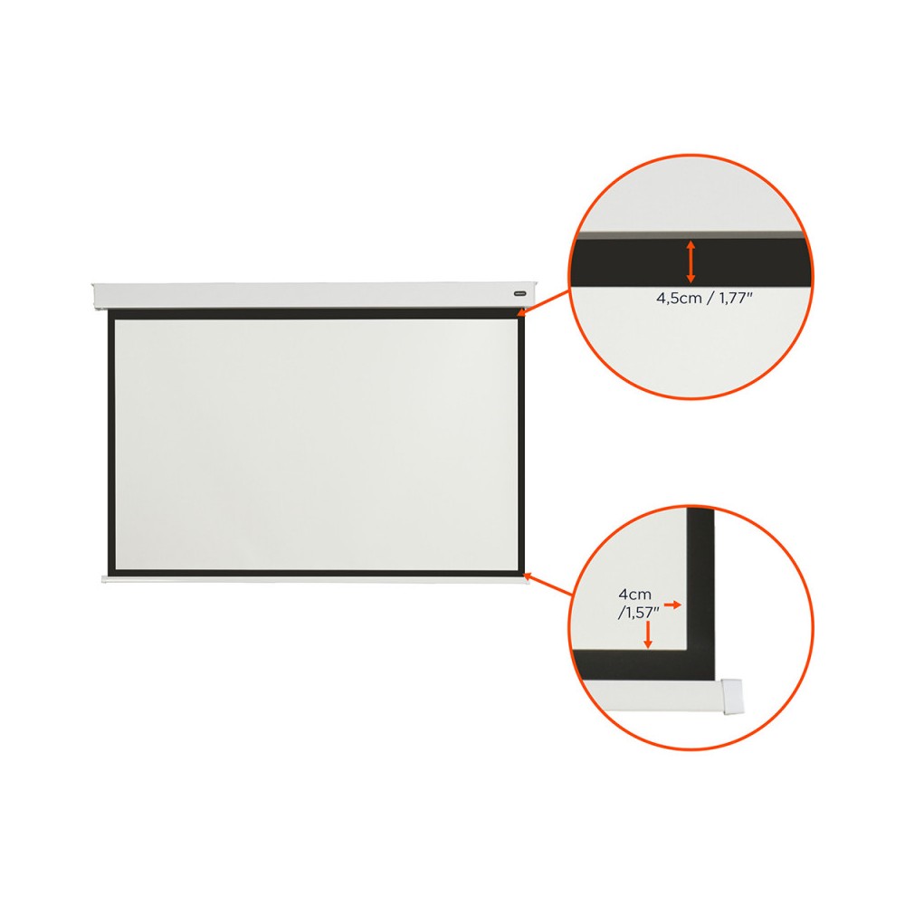 Celexon Pantalla de proyección eléctrica Professional Plus Battery V2.0, 240 x 180 cm, 4:3