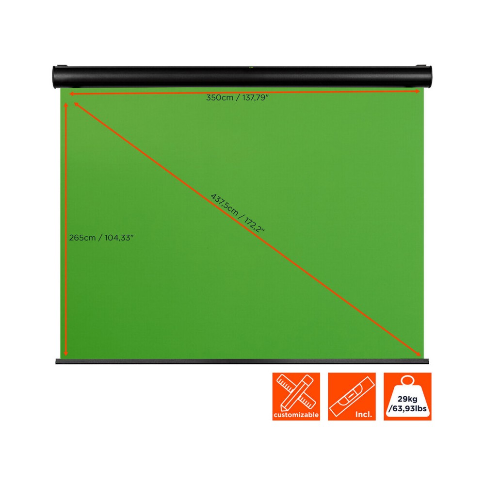 Celexon Green Screen Electric 350 x 265 cm