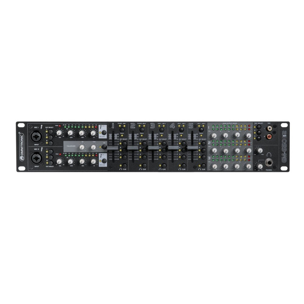 Mesa de mezclas de entretenimiento OMNITRONIC EM-650B MK2