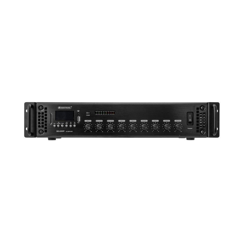 PA OMNITRONIC MA-60P - Amplificatore con mixer e lettore da 60 W RMS