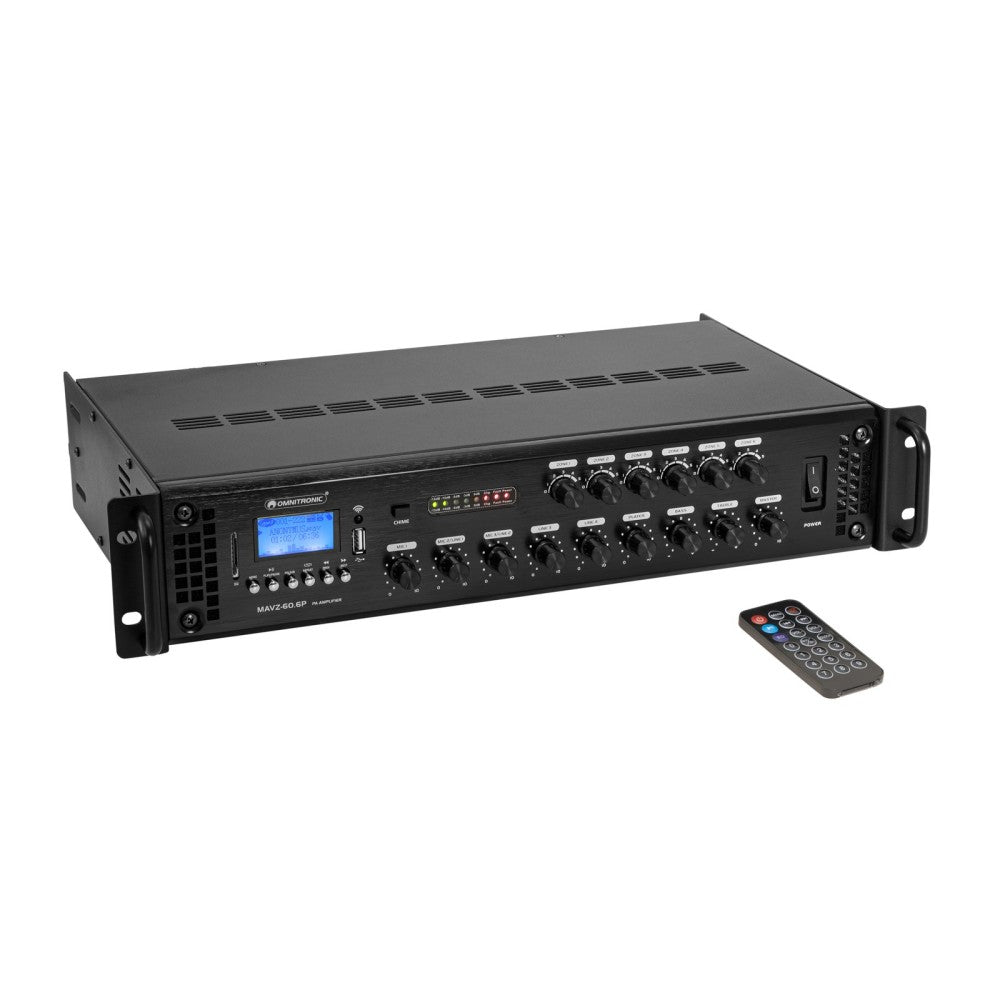 OMNITRONIC Mixing Amplificatore MAVZ-60.6P PA