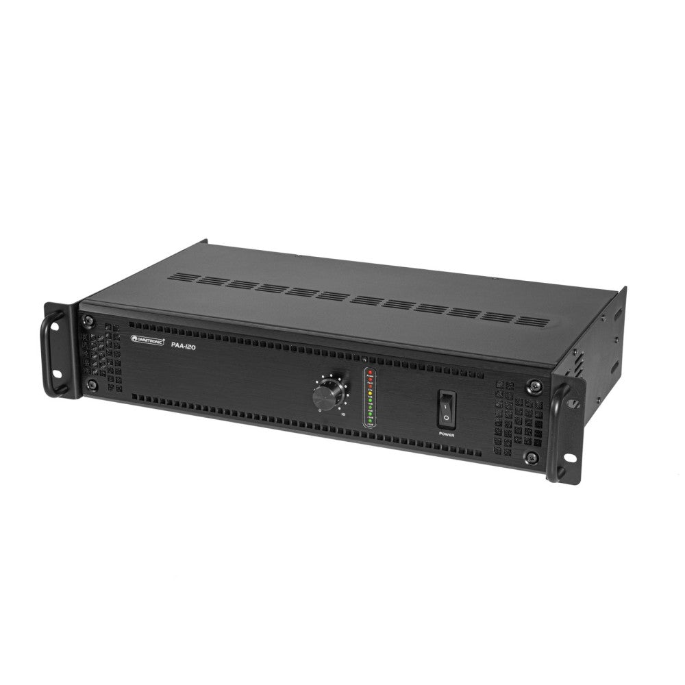 OMNITRONIC PAA-120 PA - Amplificador de 120W RMS 100V