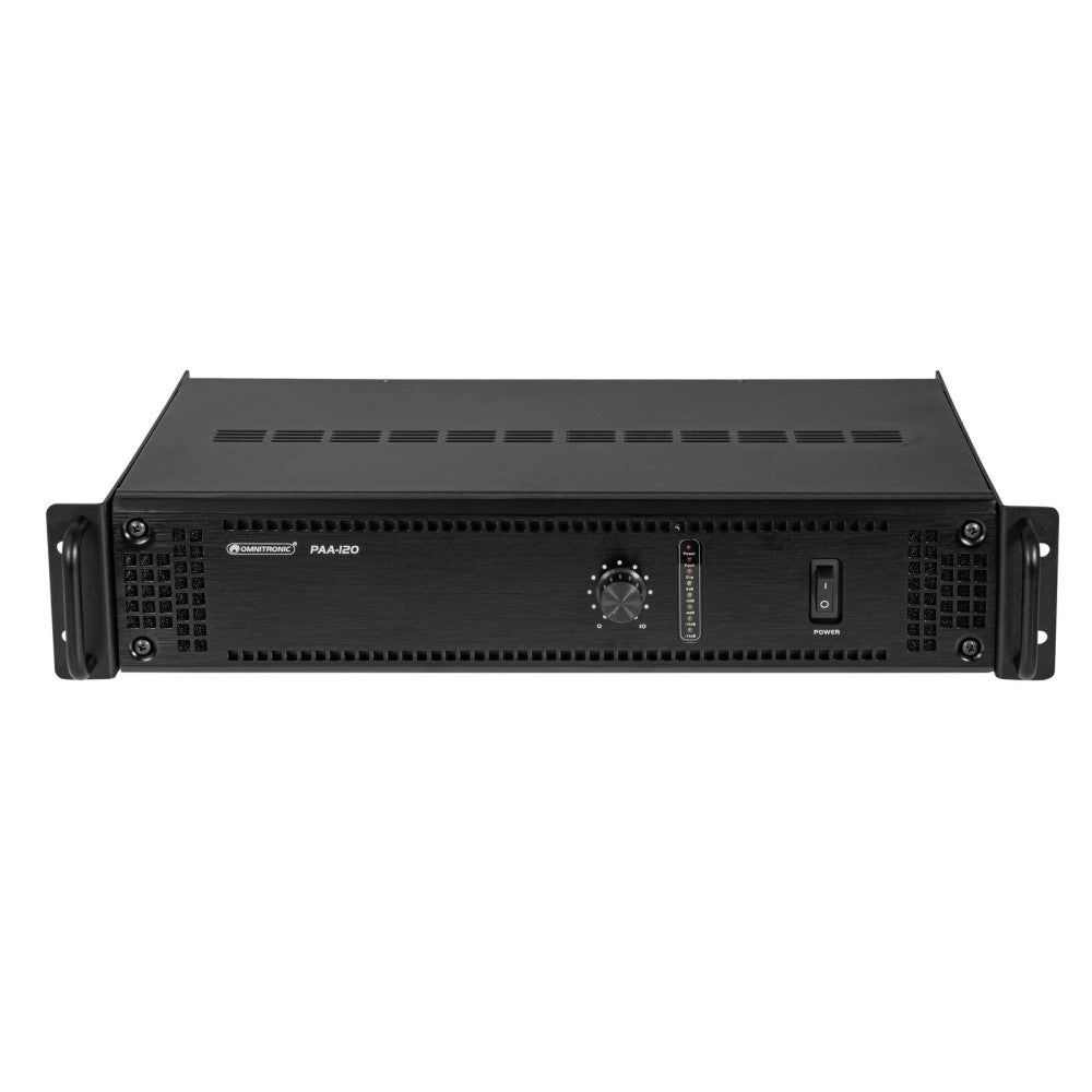 OMNITRONIC PAA-120 PA - Amplificador de 120W RMS 100V