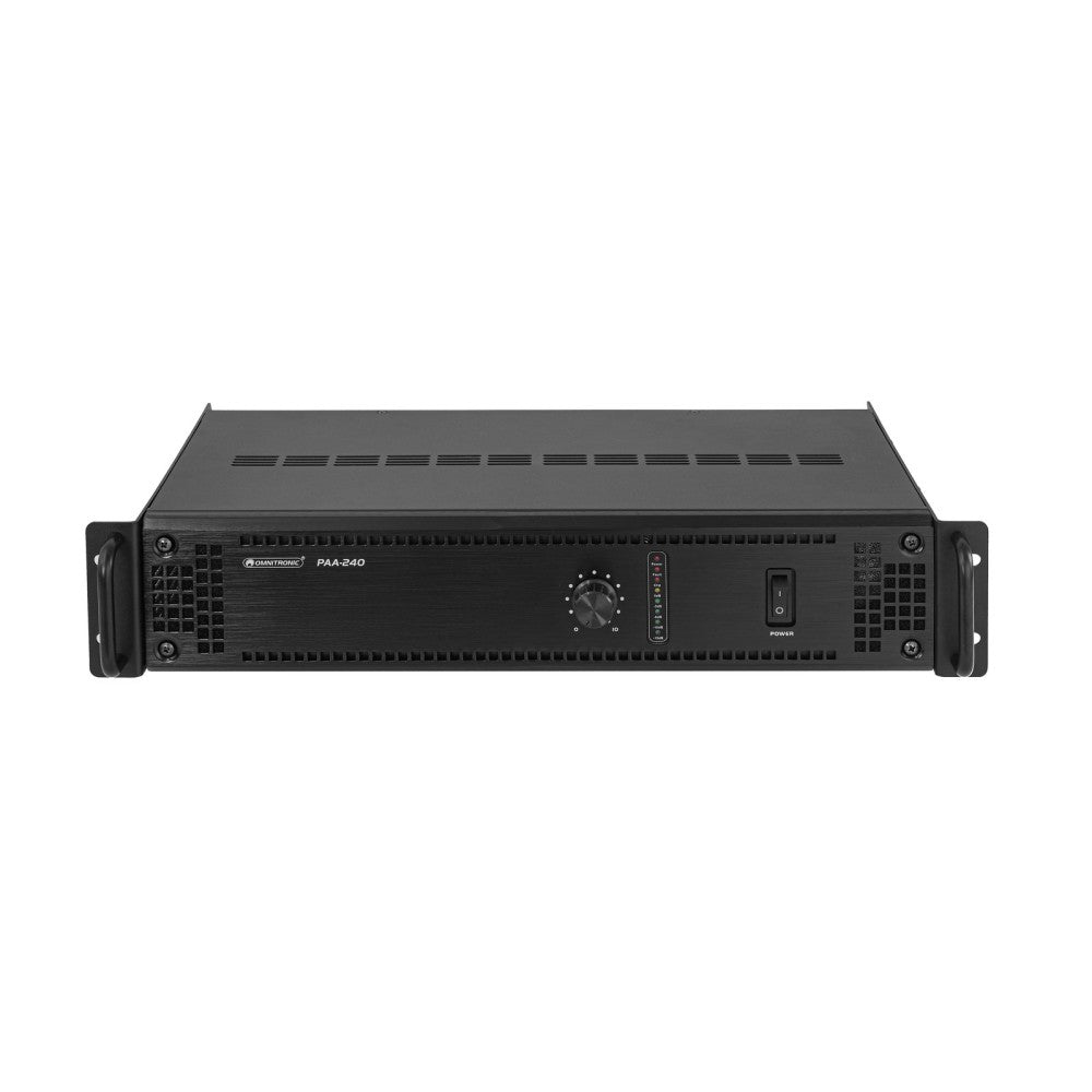 OMNITRONIC PAA-240 PA - Amplifier 240W RMS 100V