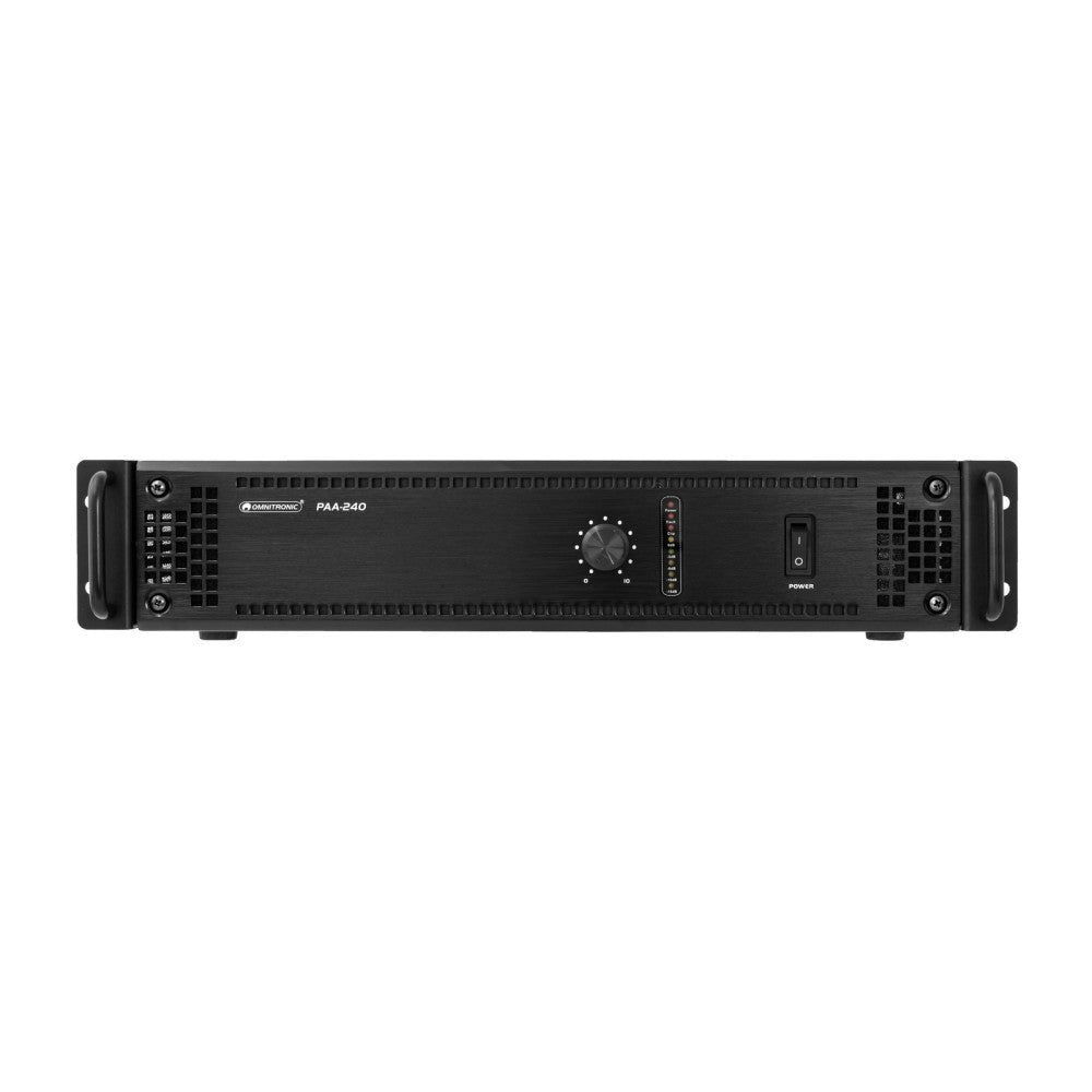 OMNITRONIC PAA-240 PA - Amplificatore 240W RMS 100V