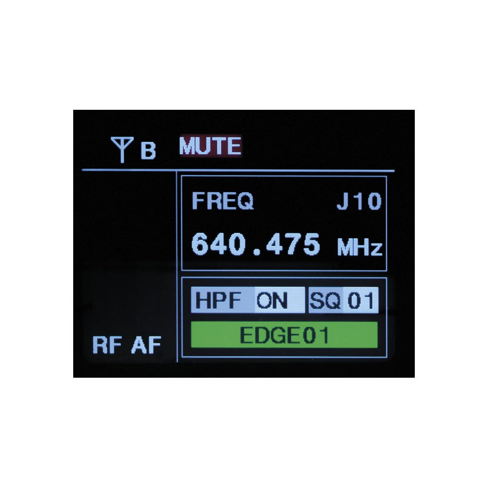DAP EDGE EBS-2 Dual wireless beltpack set - 610–670 MHz
