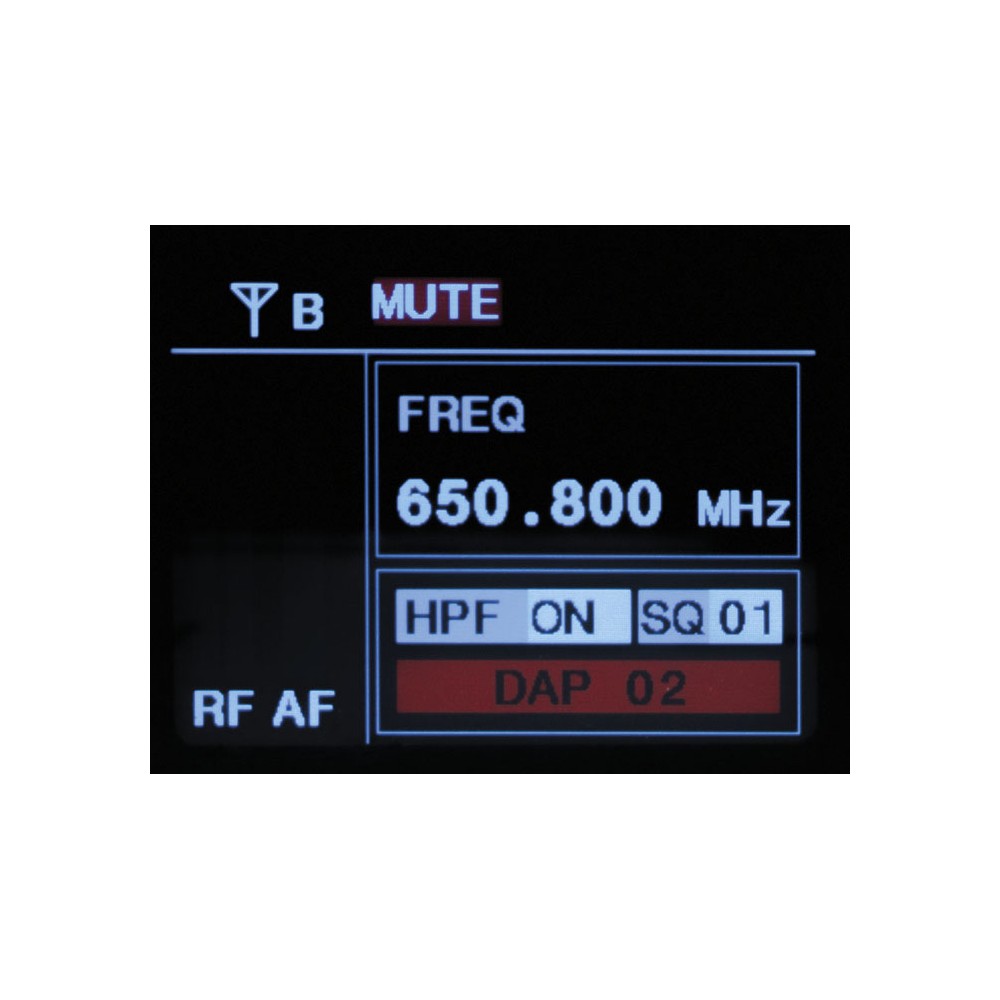 DAP EDGE EBS-2 Dual wireless beltpack set - 610–670 MHz