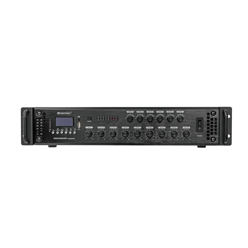 OMNITRONIC MAVZ-240.6P PA Mixing Amplificatore