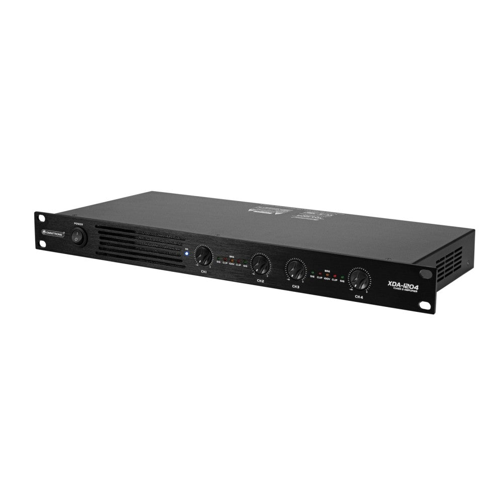 OMNITRONIC XDA-1204 - Amplificatore in classe D a 4 canali