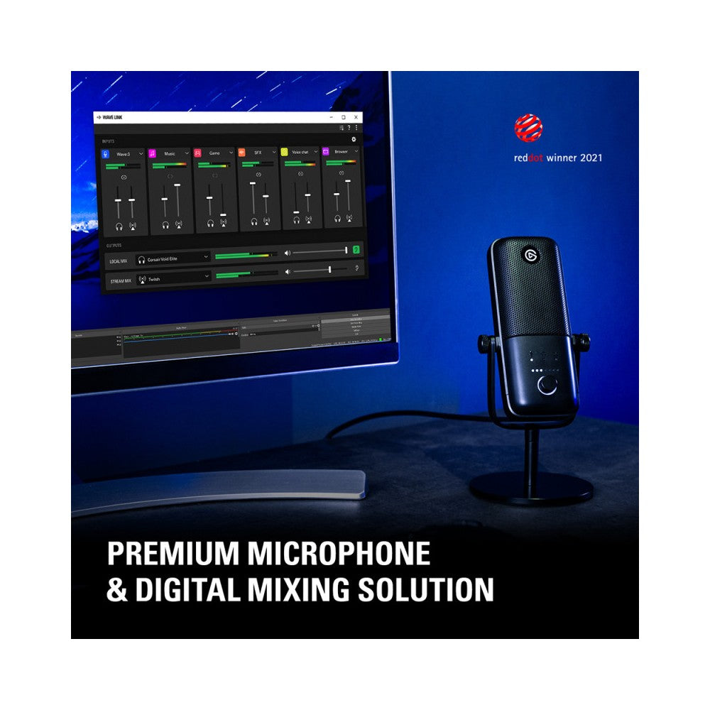 Elgato Premium Microphone and Digital Mixing Solution