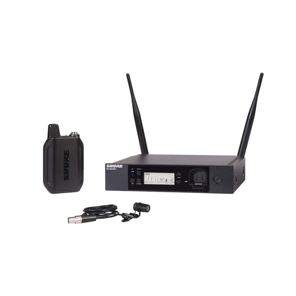 Shure GLXD14R+ con WL185 Sistema Wireless Lavalier