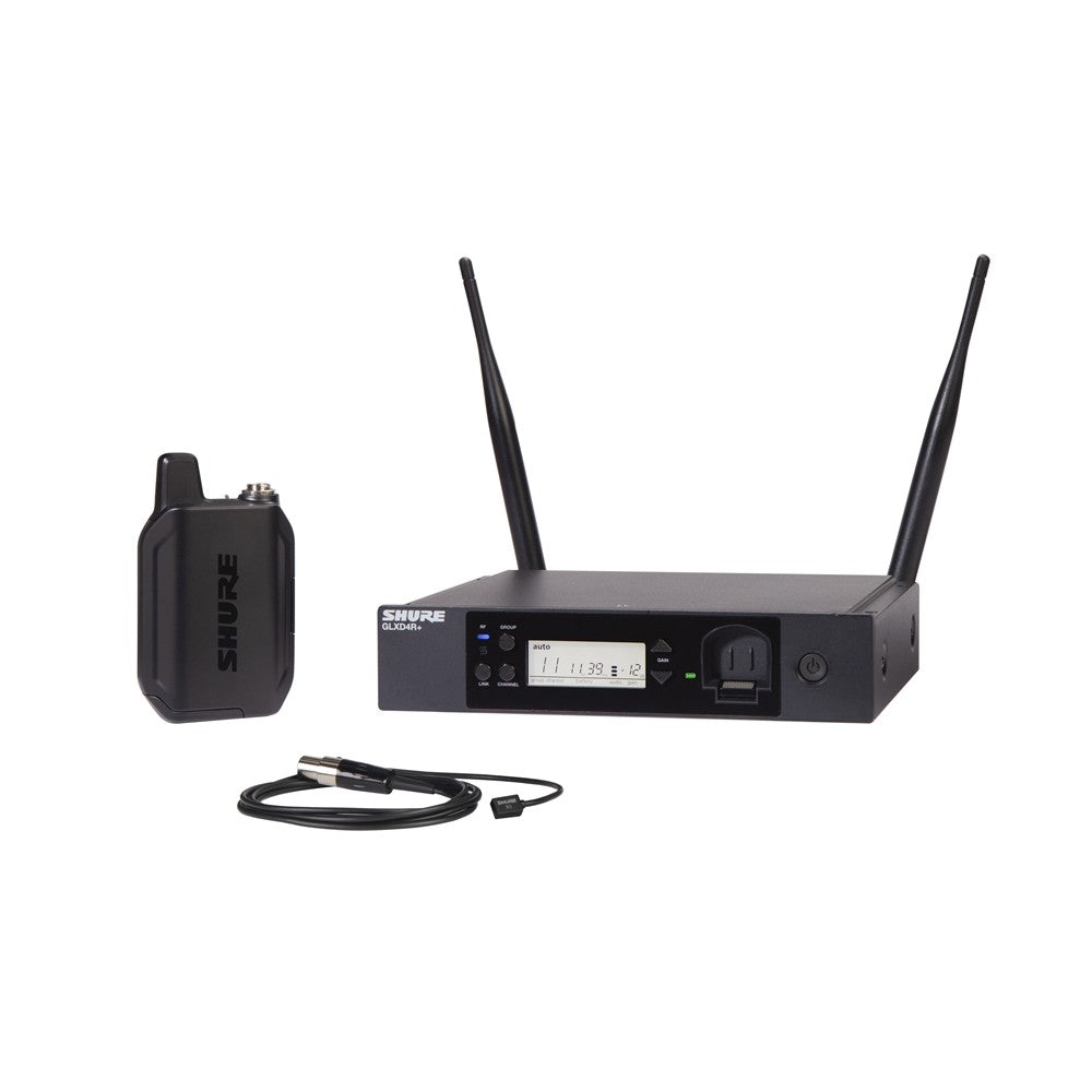 Shure GLXD14R+ con WL93 Sistema Wireless Lavalier