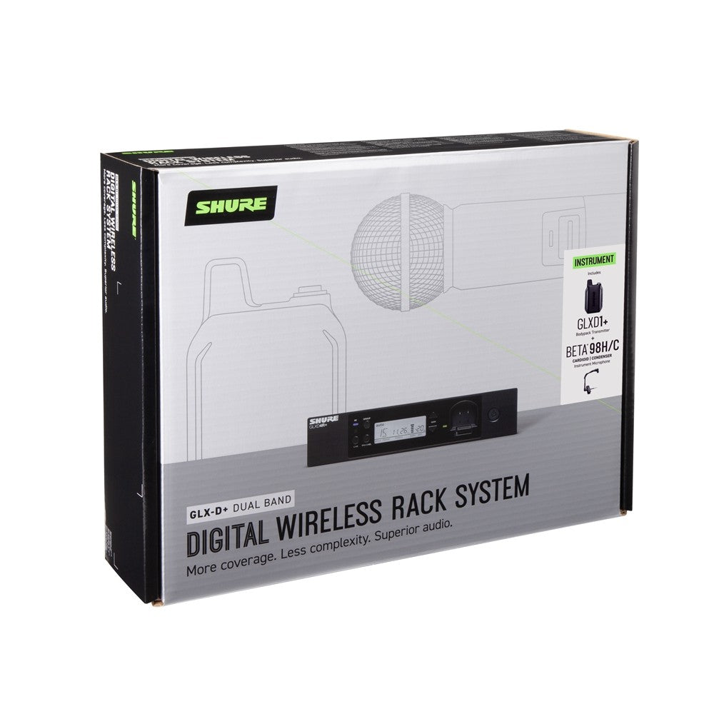 Shure GLXD14R+ con Beta 98 Sistema Wireless