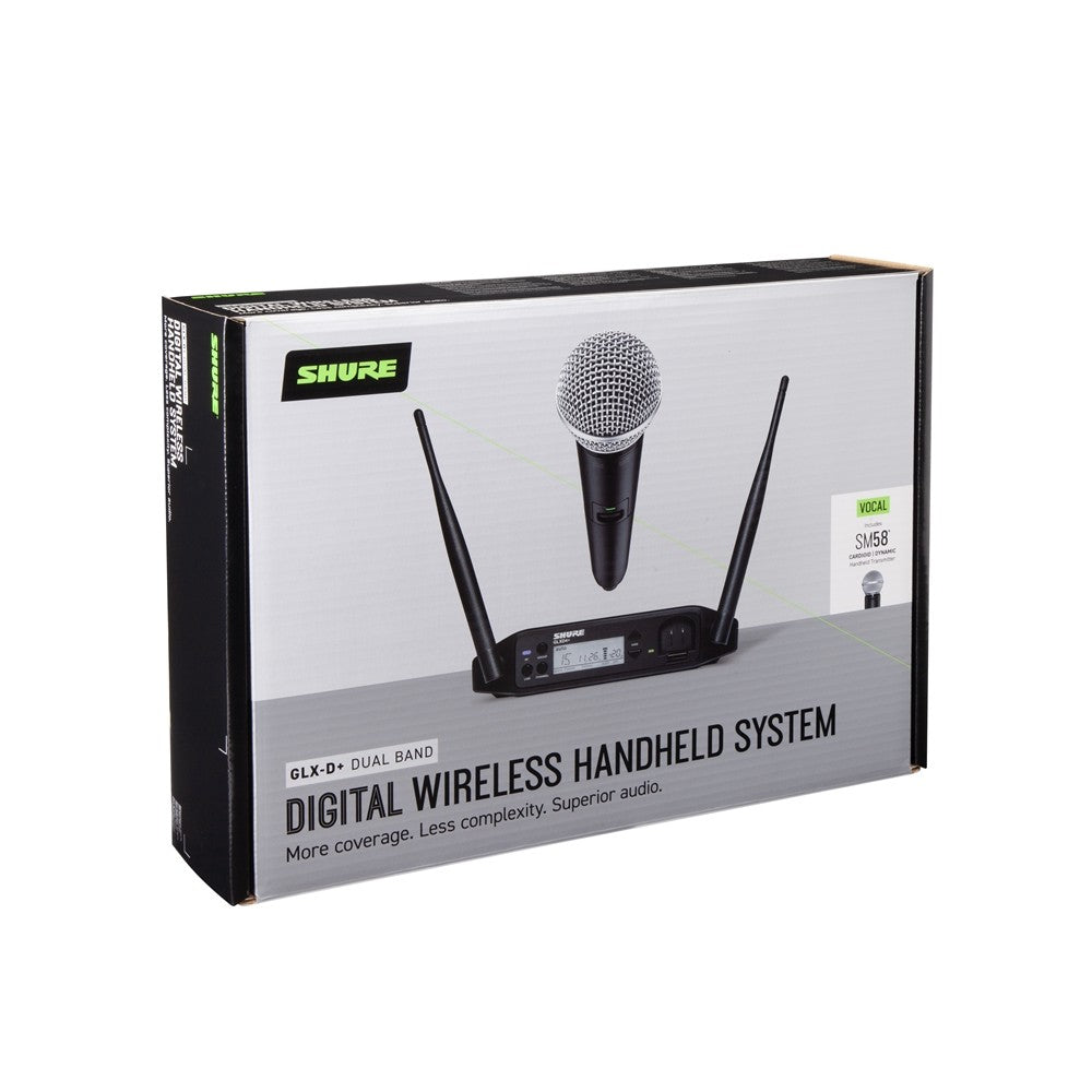Shure GLXD24+ con SM58 Sistema Wireless