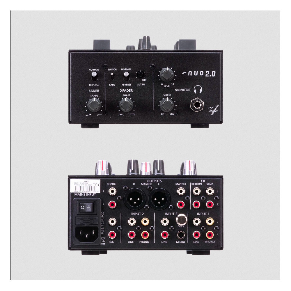 Ecler NUO 2.0 2-Channel DJ Mixer