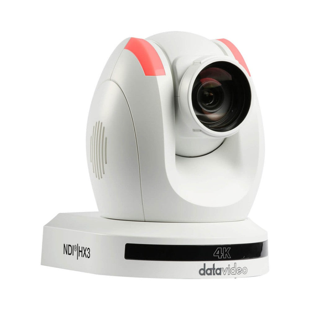 Datavideo UHD PTZ Camera with Auto Tracking, NDI - White